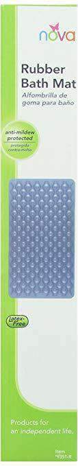 Nova Medical Slip Preventing Shower Bath Mats with Suction Grip