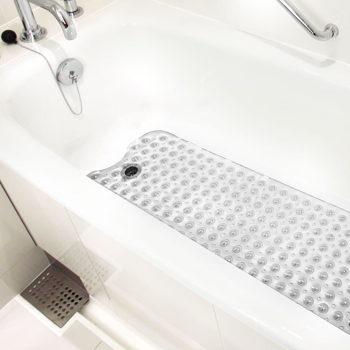 HealthSmart No-Skid Bath & Shower Mats - 16" x 40"